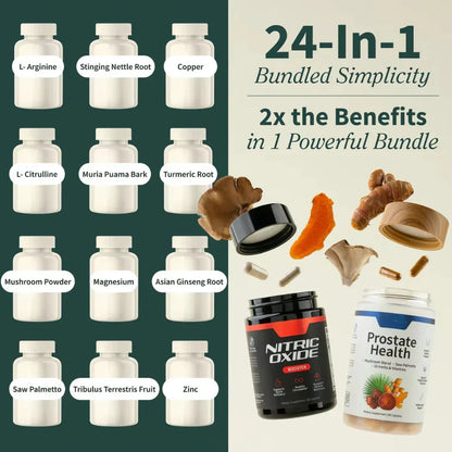 The Alpha Bundle | Nitric Oxide Booster + Prostate Health