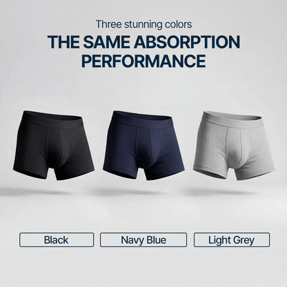 Men's Washable Incontinence Boxer Briefs